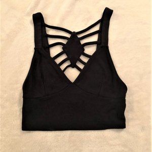 Solemio V-Neck Crop Top